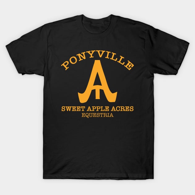 Ponyville Sweet Apple Acres T-Shirt by Baggss